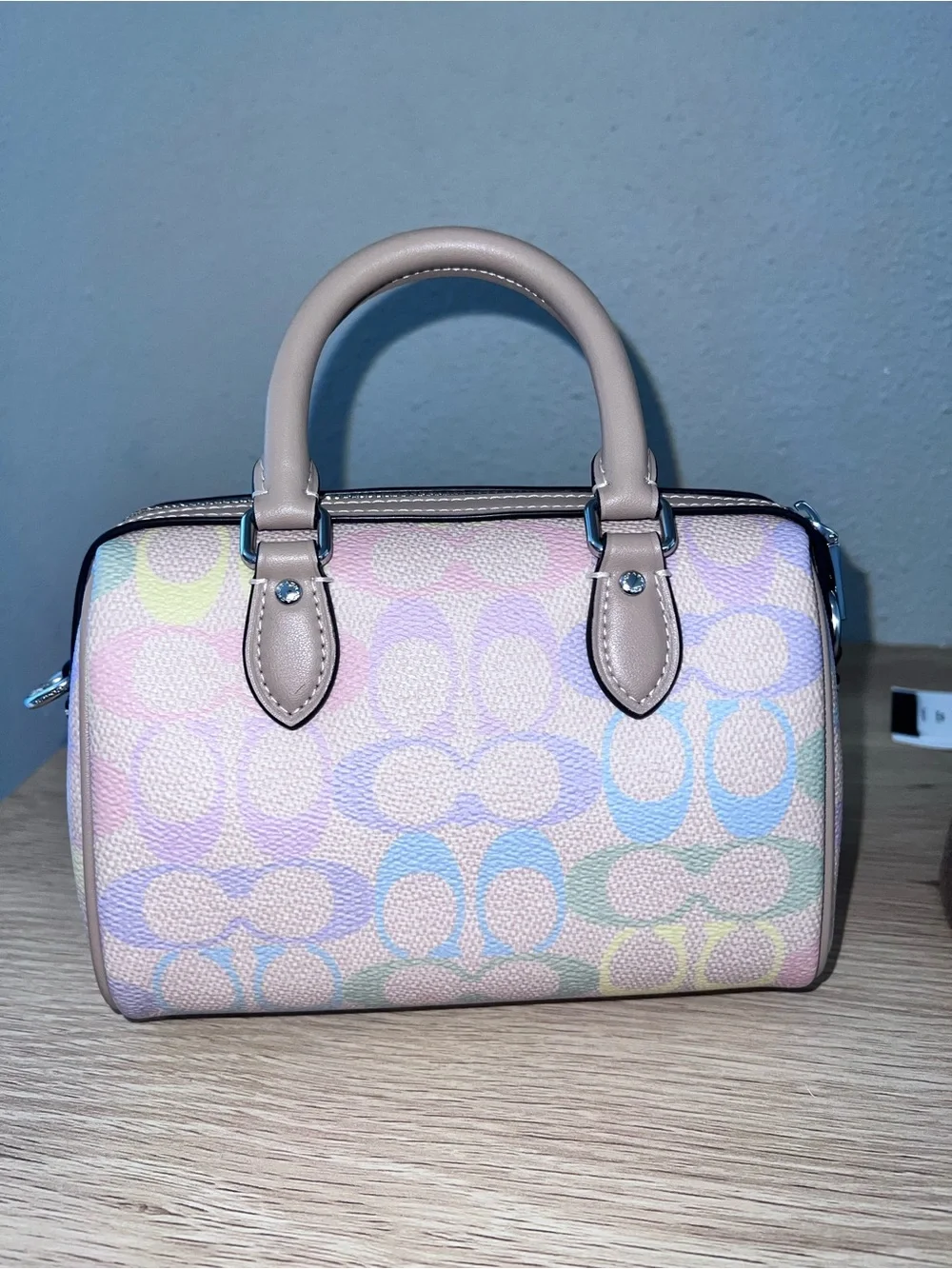 Coach Pastel Multicolor mini Rowan